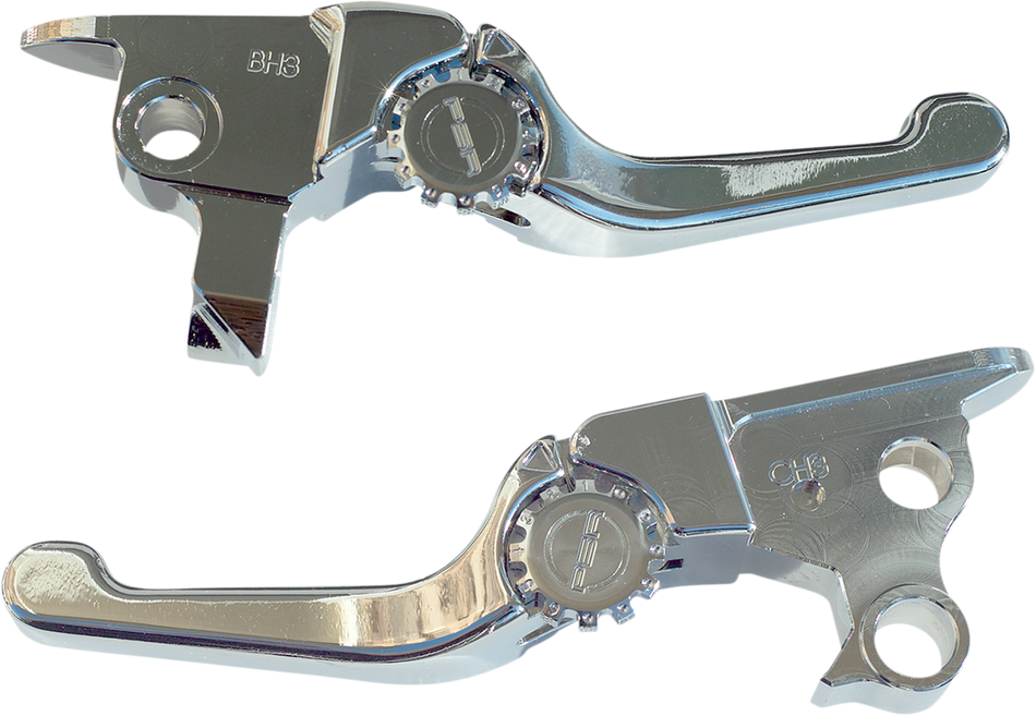 POWERSTANDS RACING Lever Set - Anthem - Shorty - Chrome 12-01652-20