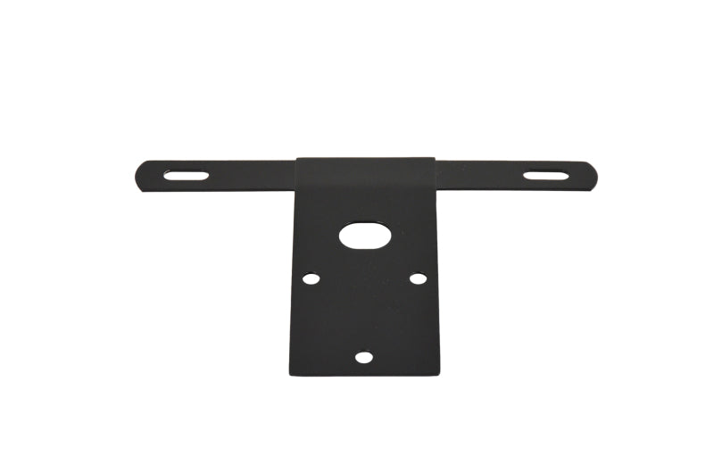 Kentrol 76-86 Jeep CJ License Plate Bracket - Powdercoat Black 50472