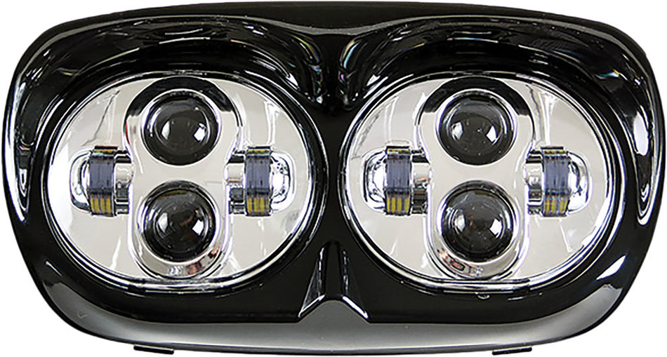 PATHFINDERRoad Glide Led Headlight `98-13 ChromeHRGLEDAC