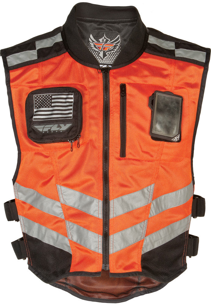 FLY RACING Fast Pass Vest Flo Orange Sm-Lg #5791 478-6019~4