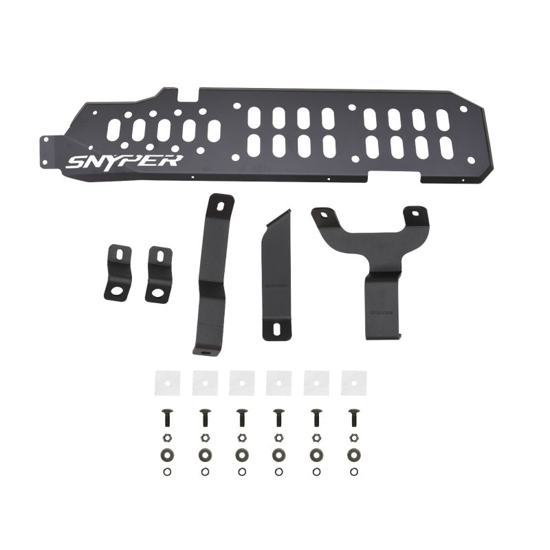 Westin/Snyper 07-17 Jeep Wrangler Unlimited Gas Tank Skid Plate - Textured Black 42-21055