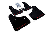 Rally Armor 2004-2009 Mazda3/Speed 3 UR Black Mud Flap w/ Red Logo MF9-UR-BLK/RD
