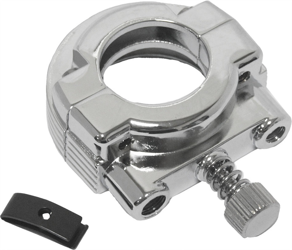 HARDDRIVE Throttle Clamp Dual Cable Chrome 30-665A