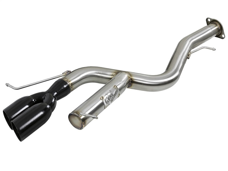 aFe MACHForce XP 08-13 BMW 135i L6-2.0L N54/N55 3in. 304 SS Axle-Back Exhaust w/Black Tips 49-36302-B