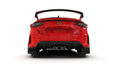 Rally Armor 2023+ Honda Civic Type R Black Mud Flap Light Blue Logo MF97-UR-BLK-NB