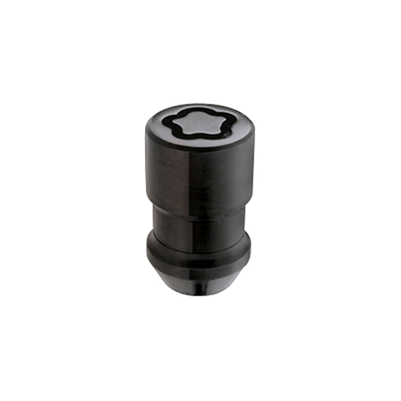 McGard Wheel Lock Nut Set - 5pk. (Cone Seat) 1/2-20 / 3/4 &13/16 Dual Hex / 1.46in. Length - Black 24548