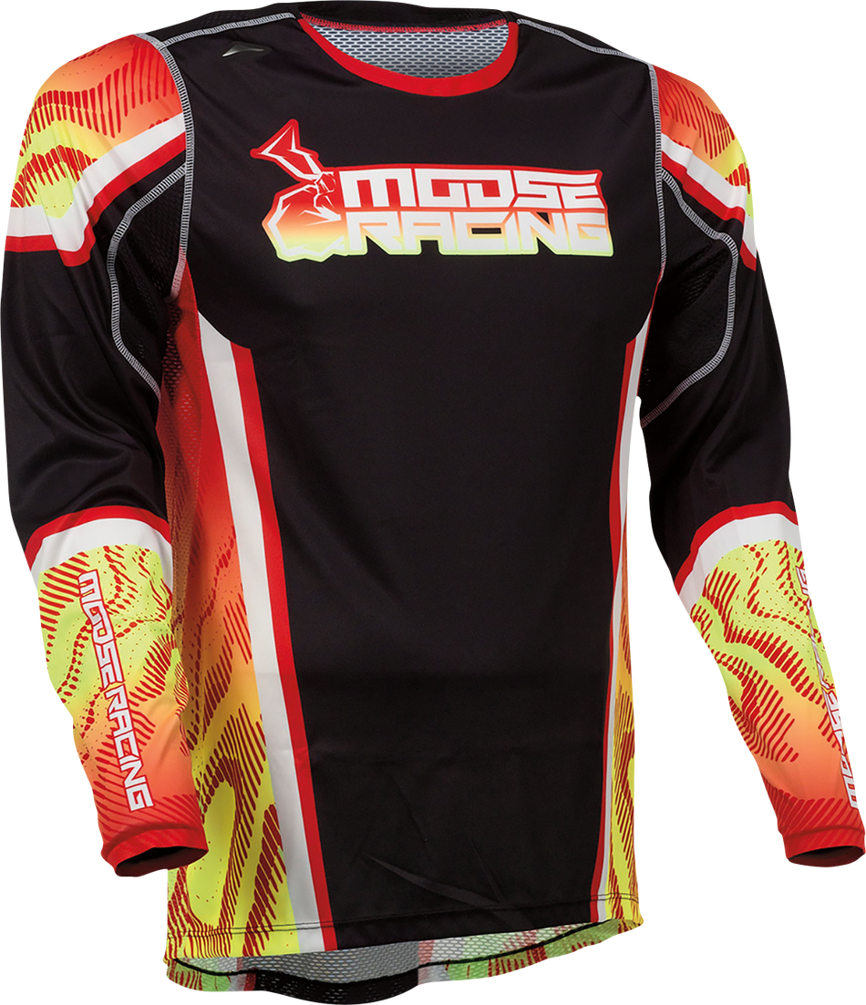 MOOSE RACING Agroid Jersey - Red/Yellow/Black - Large 2910-7392