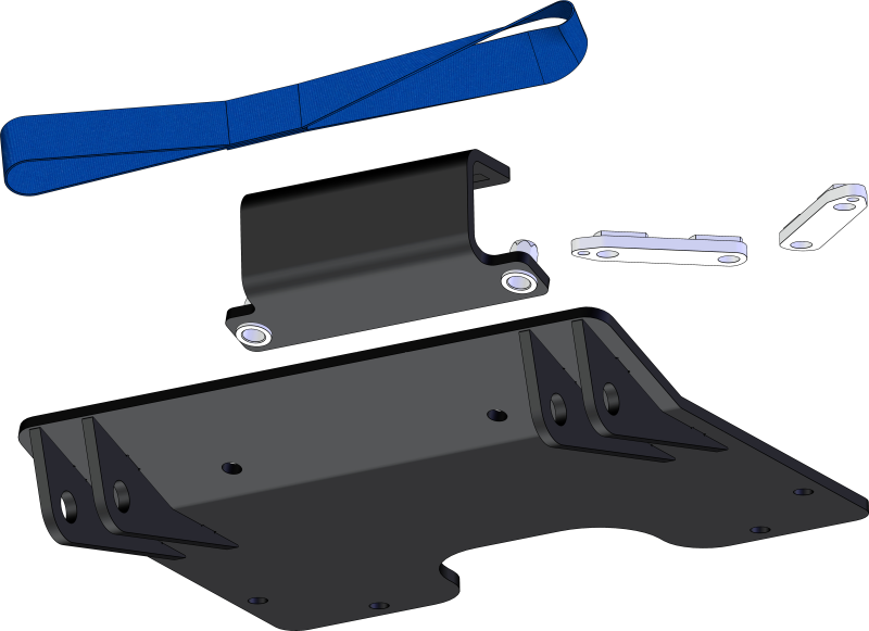 KFI 14-23 Kawasaki Teryx 800/ 4/ 08-13 Teryx 750/ 4 UTV Plow Mount 105250