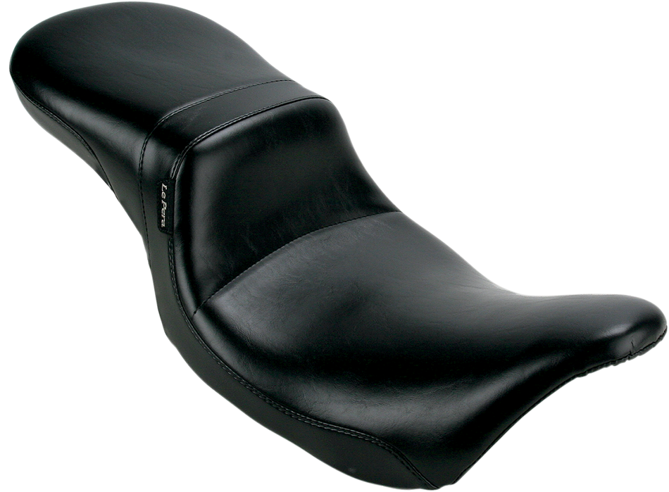 LE PERA Daytona 2-Up Seat - Without Backrest - Smooth - Black - FLHT '08-'22 LK-567