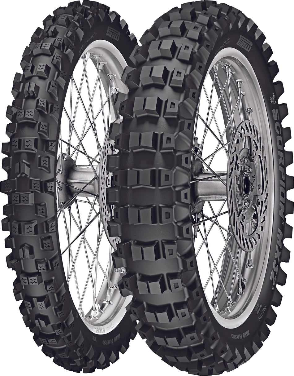 PIRELLITire Mx32 Mid Hard Front 80/100-21 51m Bias Tt3556300