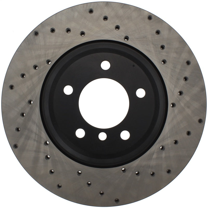 StopTech 07-10 BMW 335i Cross Drilled Left Front Rotor 128.34093L