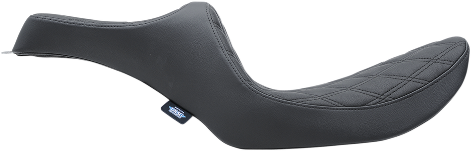 DRAG SPECIALTIES Predator III Seat - Double Diamond - Black Stitching 0805-0135