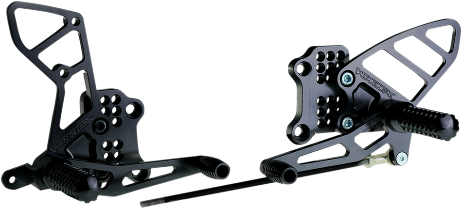 VORTEX Rearset - Black - SV650/1000 RS505K