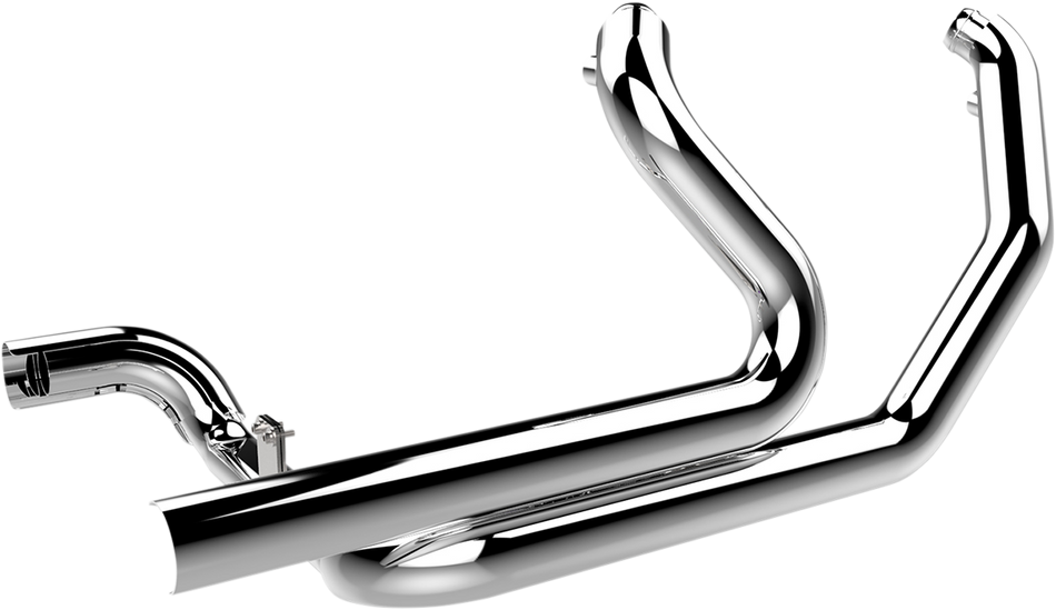 KHROME WERKS Aggressor 2-into-2 Crossover Headers - Chrome 200670