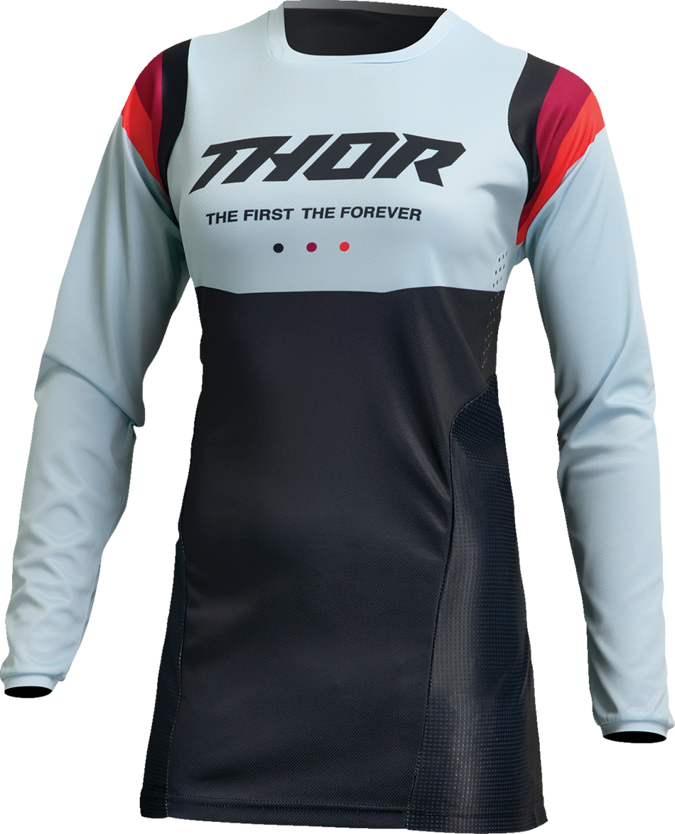 THOR Women's Pulse REV Jersey - Black/Mint - XS 2911-0252