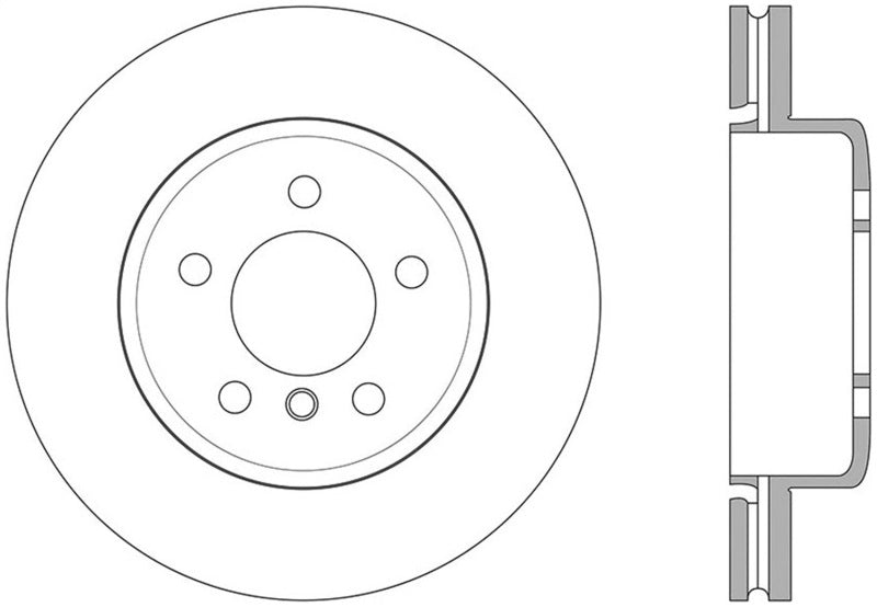 StopTech Sport 14-15 BMW 435i Rear Right Slotted Brake Rotor 126.34147SR