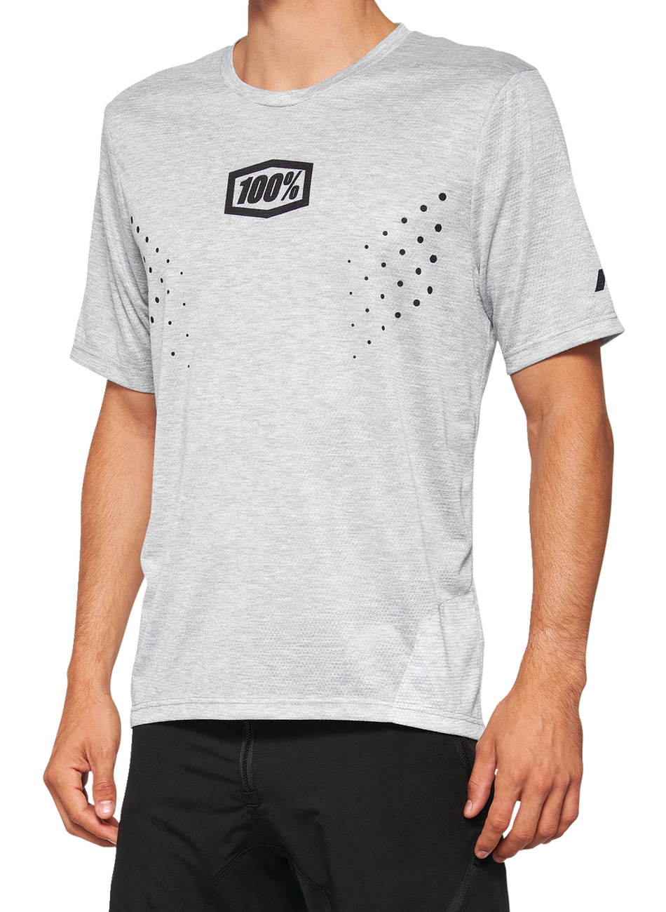 100% Airmatic Mesh Jersey - Short-Sleeve - Gray - XL 40016-00008