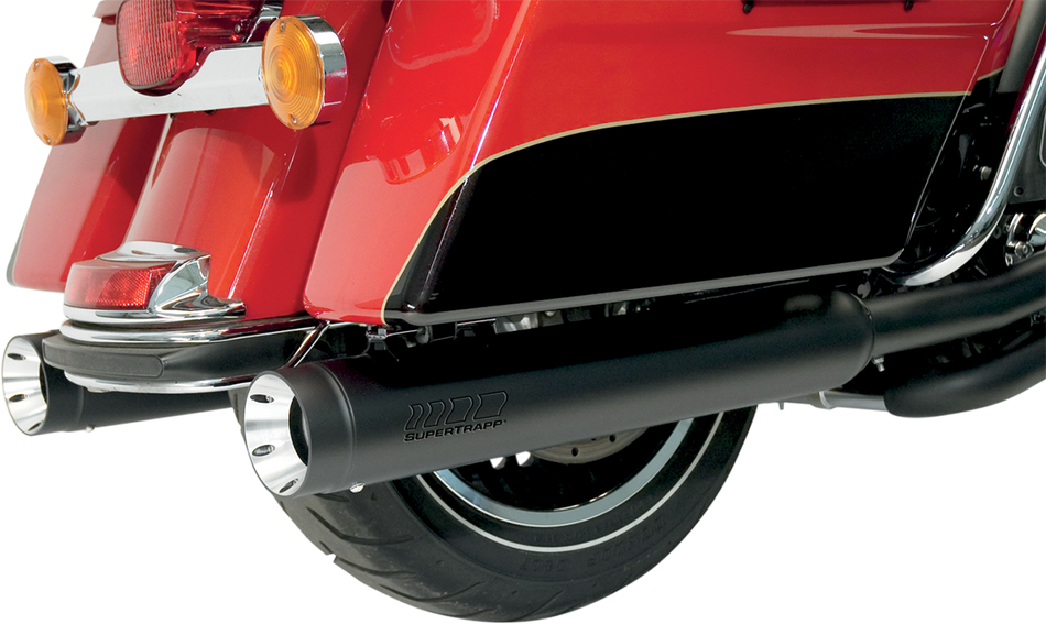 SUPERTRAPP Stout Mufflers - Black 147-65224