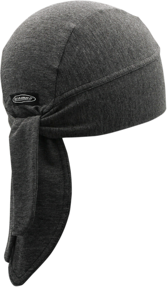 SCHAMPA & DIRT SKINS Wide Band Headwrap - Dark Gray BNDNA004-02