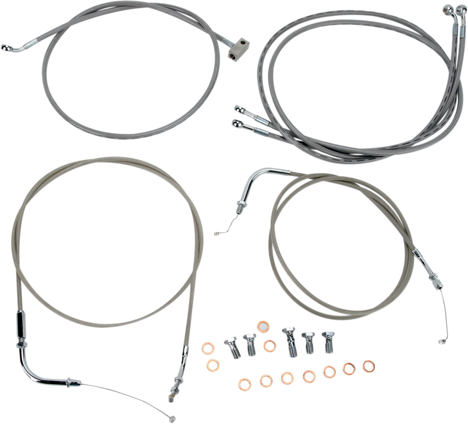 BARON Cable Line Kit - 18" - 20" - Roadliner - Stainless Steel BA-8059KT-18