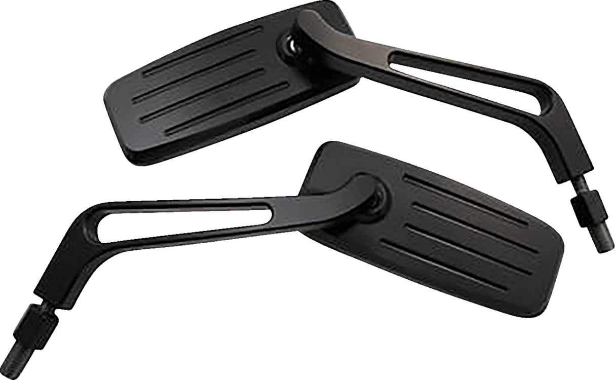 HIGHSIDER Mirror - Action - Thread - Rectangle - Black 301-445