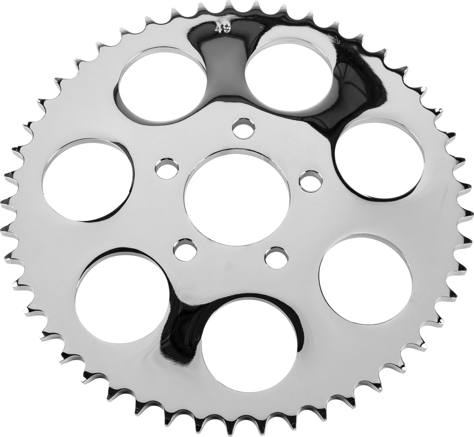 HARDDRIVE Chrome Rear Sprocket 49t Dished Big Twin 00-13 201658