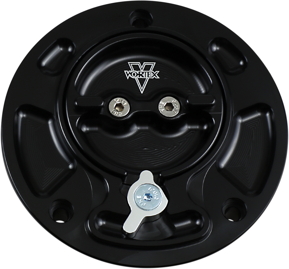 VORTEX Fuel Cap - Black - Kawasaki N/F 19 ZX6R GC430K