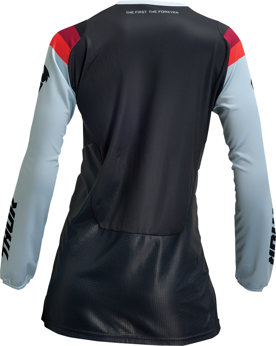 THOR Women's Pulse REV Jersey - Black/Mint - Large 2911-0255