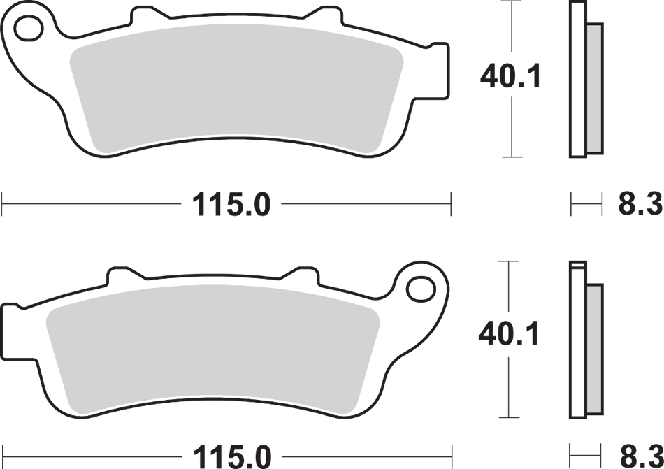 SBS HS Brake Pads - 735HS 735HS