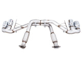 AWE Tuning 2020 Chevrolet Corvette (C8) Track Edition Exhaust - Quad Chrome Silver Tips 3020-42080