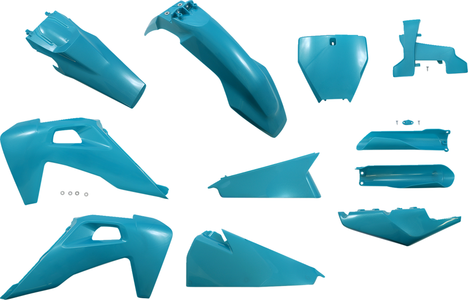 ACERBIS Full Replacement Body Kit - Teal/Metallic 2726557441