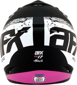 Casco AFX FX-17 - Attack - Negro mate/fucsia - Grande 0110-7169 