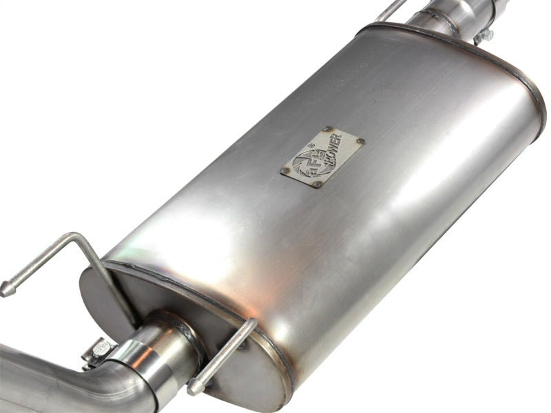 aFe MACHForce XP Exhausts Cat-Back SS-409 EXH CB Toyota Tacoma 05-13 V6-4.0L (Pol Tip) 49-46001-1P