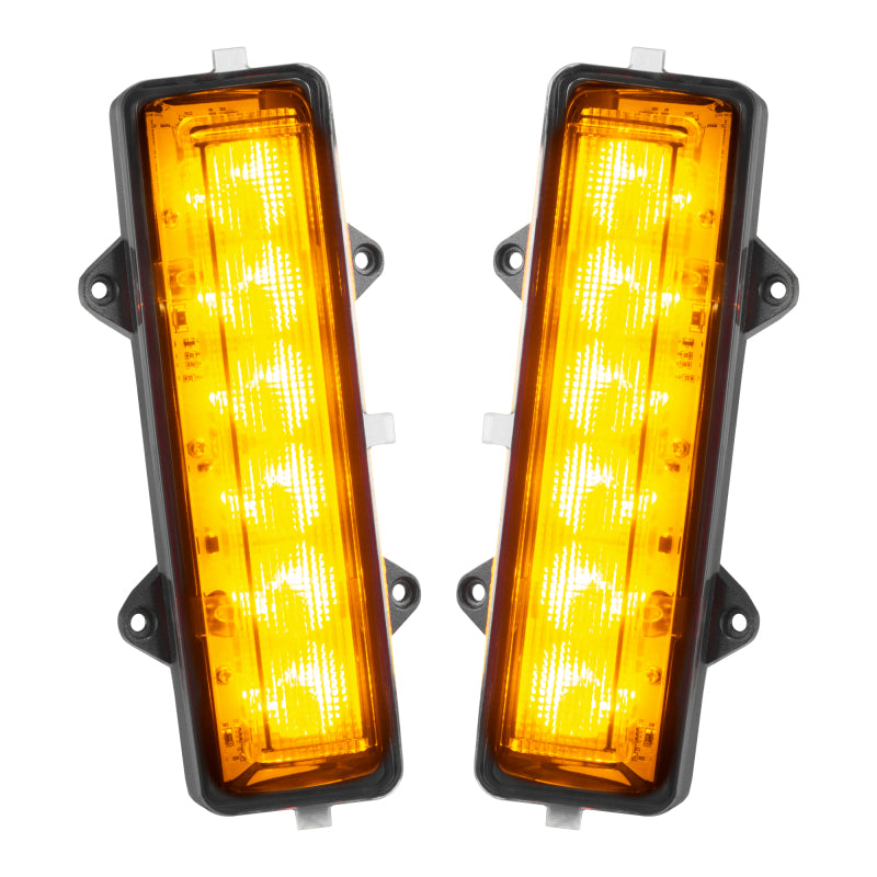 Oracle Lighting 21-23 Ford Bronco Dual Function Reverse LED Modules Flush Tail Light - Amber/White 5915-FB-023