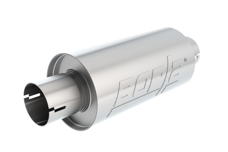 Borla S-Type Muffler 2.5in Inlet/Outlet 5in Round x 10in w/Notch 400497
