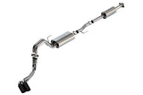 Borla F-150 2021 2.7L/3.5L 4dr CC SB EC STB Lar/KingR/Plnm/LTD 3/2.25 DSE CB Touring BLK CHR Tips 140870BC