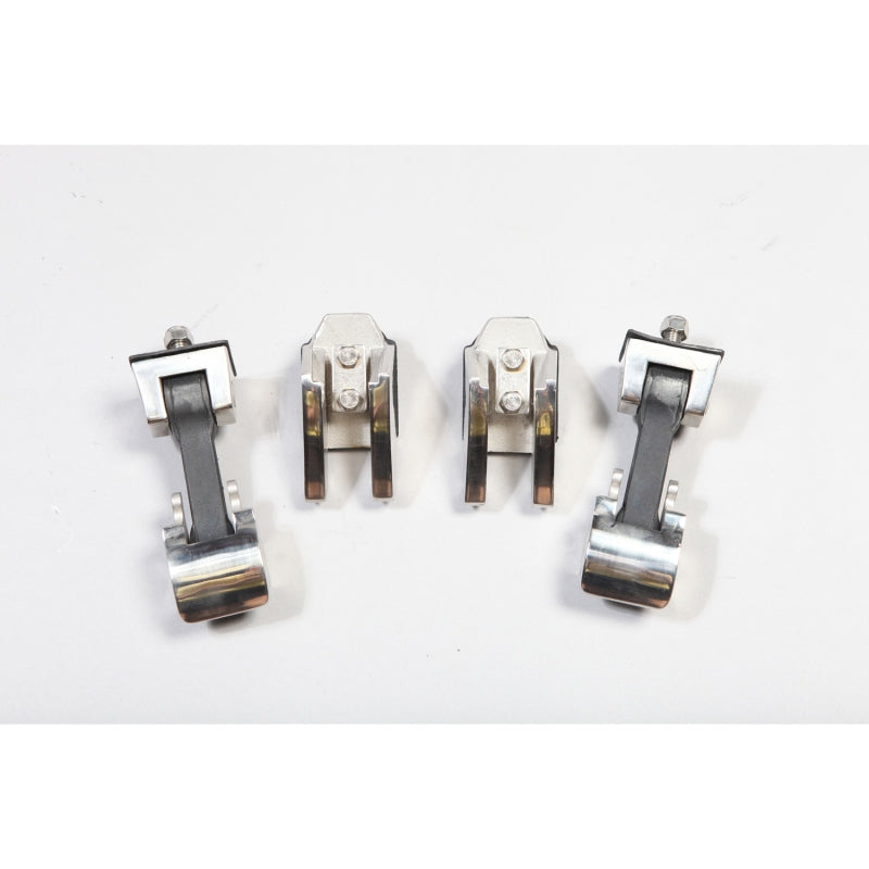 Rugged Ridge 07-18 Jeep Wrangler Stainless Steel Hood Catch Set 11116.06