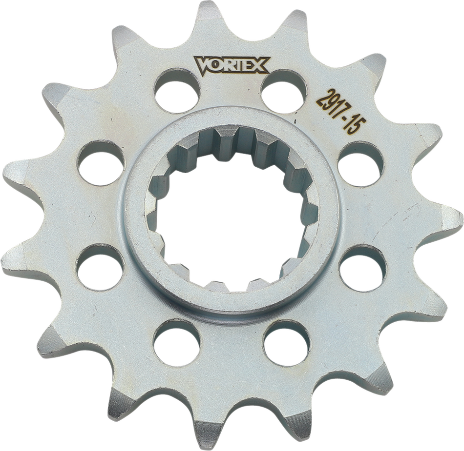 VORTEX Front Sprocket - Silver - 15-Tooth 2917-15