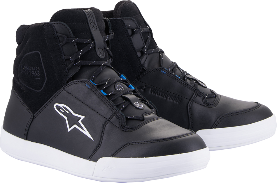 ALPINESTARS Chrome Shoes - Waterproof - Black/White - US 8 2543123-157-8