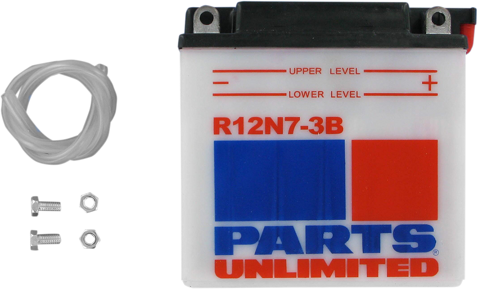 Parts Unlimited Conventional Battery 12n7-3b