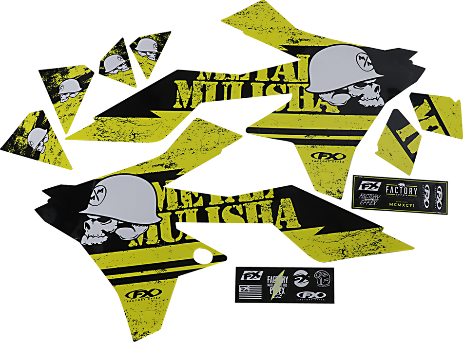 FACTORY EFFEX Metal Mulisha Grafikset – Suzuki 23-11432 