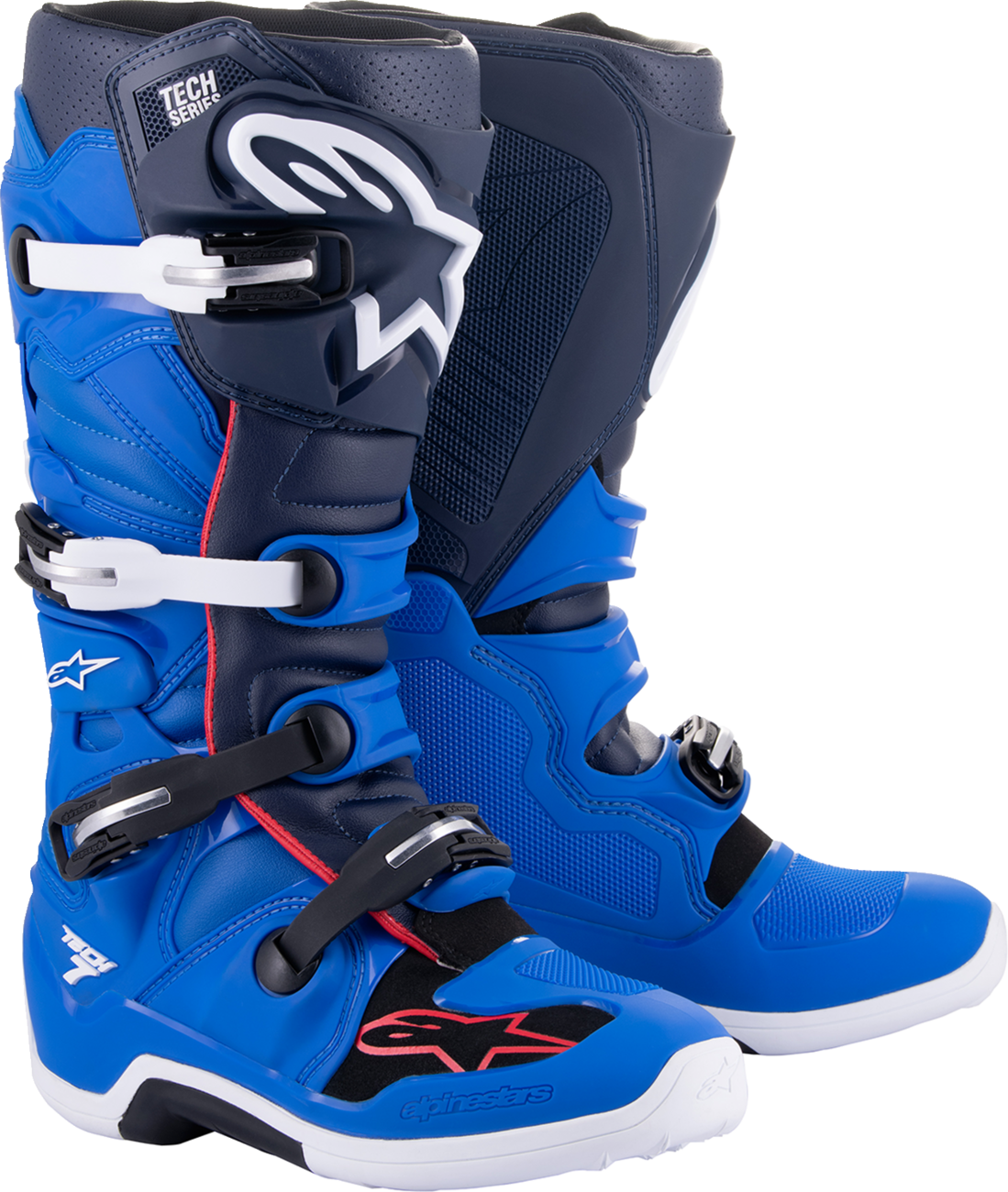 Botas ALPINESTARS Tech 7 - Azul/Rojo/Azul marino - US 9 2012014-7058-9