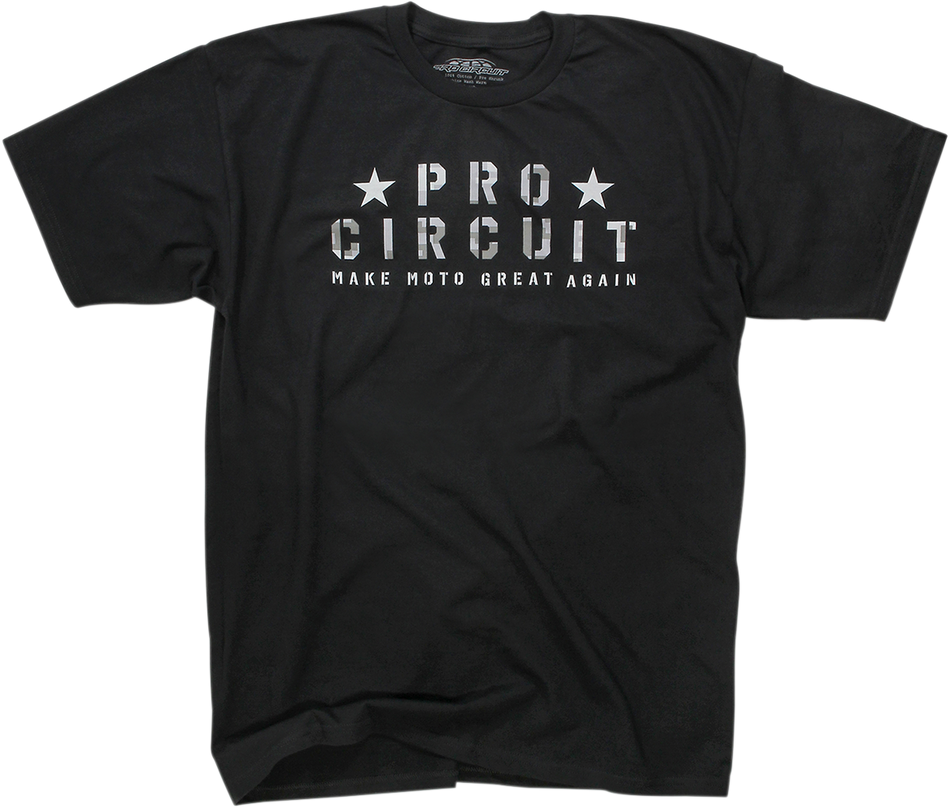 PRO CIRCUIT Flag T-Shirt - Black - XL 6411810-40