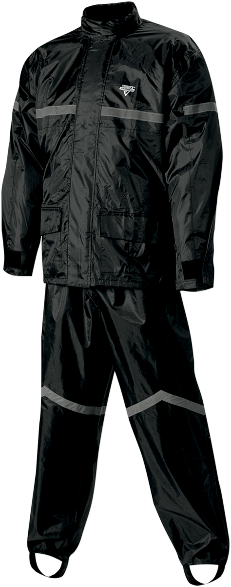 NELSON RIGG SR-6000 Stormrider Rainsuit - Black - 2X SR-6000-BLK-05X