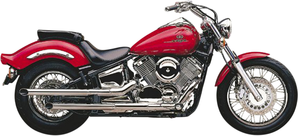 COBRA Drag Mufflers - Chrome - V-Star 1100 2267