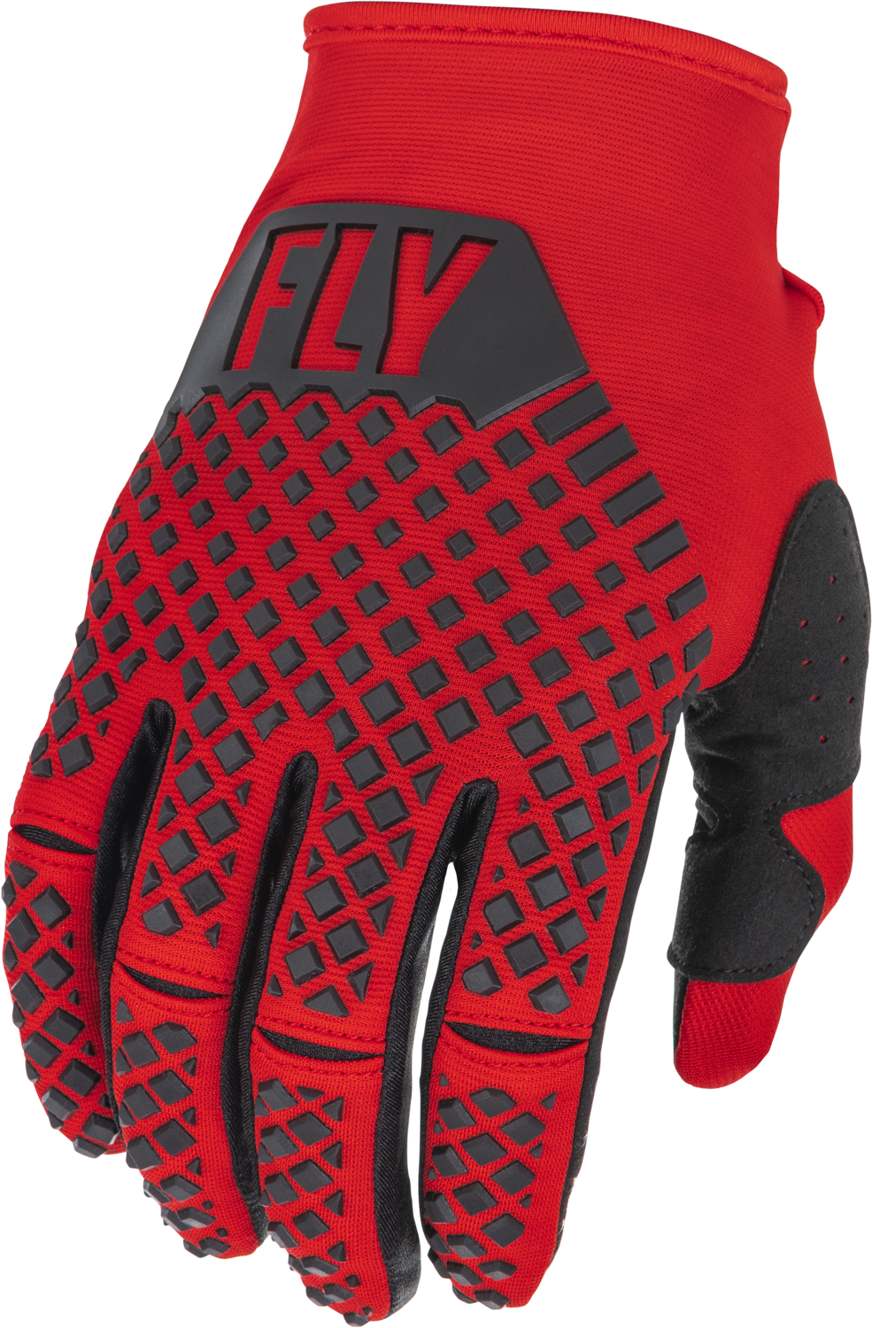 FLY RACING Youth Kinetic Gloves Red/Black Ym 375-413YM