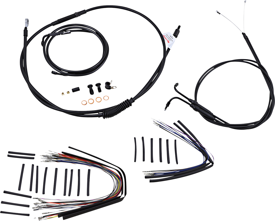 BURLY BRAND Control Kit - 18" Ape Hanger Handlebars B30-1020