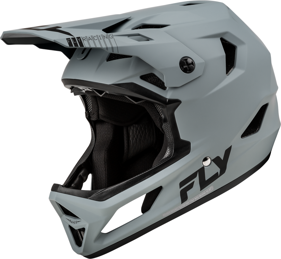 FLY RACING Youth Rayce Helmet Matte Grey Ys 73-3614YS