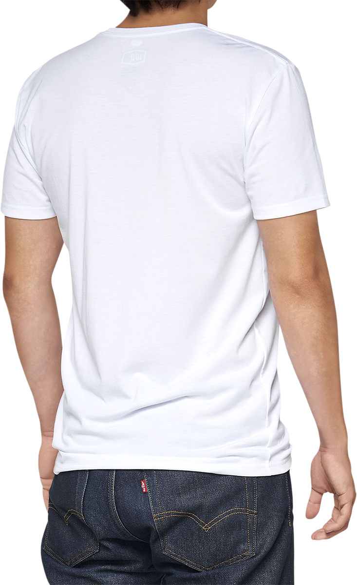 100% Tech Surman T-Shirt - White - XL 35031-000-13