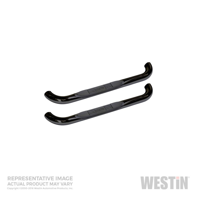 Westin 1980-1997 Ford F-Series Reg Cab (97 HD models only) E-Series 3 Nerf Step Bars - Black 23-0535